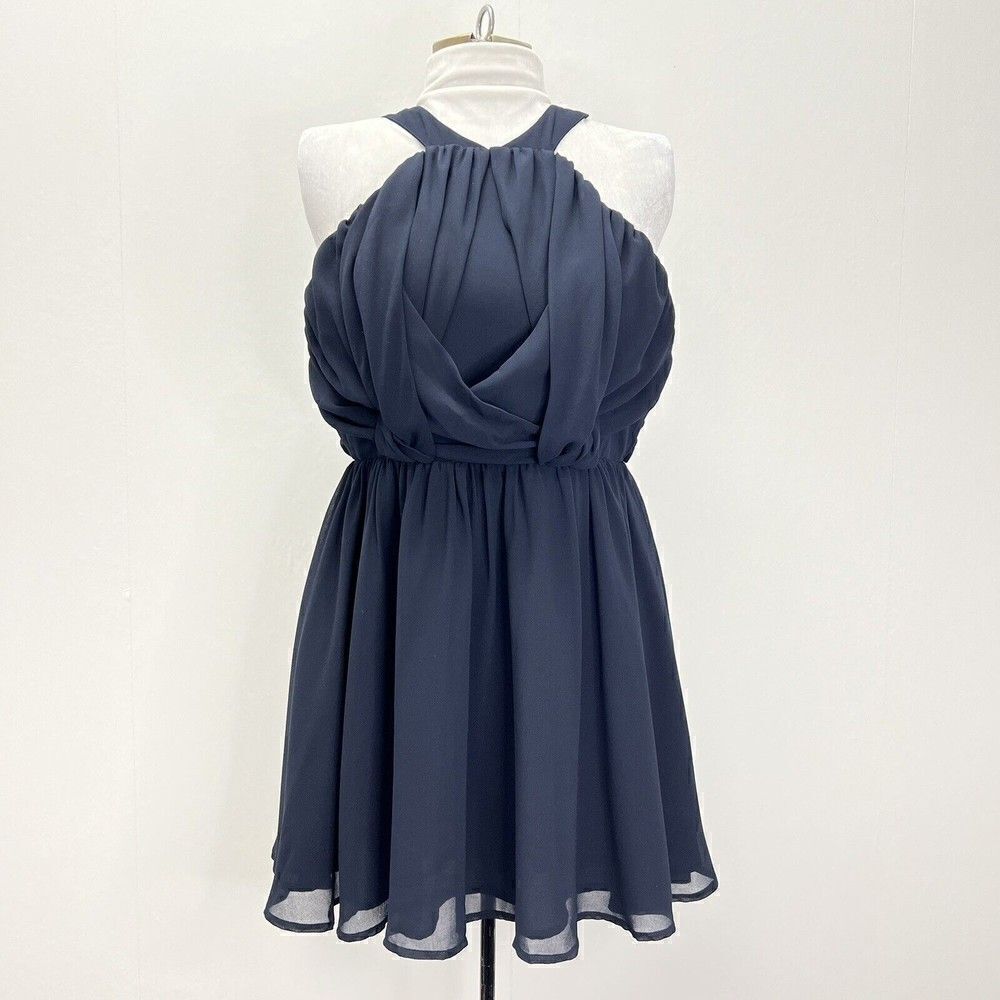 NWOT Keepsake The Label Revolution Dress Navy Sleeveless Mini Size M